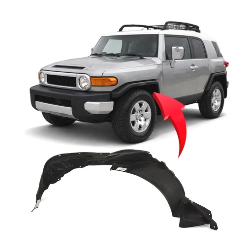 [TO1250123] Front Left Driver Side Fender Liner for Toyota FJ Cruiser 2007-2014 TO1250123