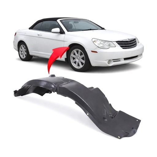 [CH1249131] Front Right Passenger Side Fender Liner for Chrysler 200 2007-2011 CH1249131
