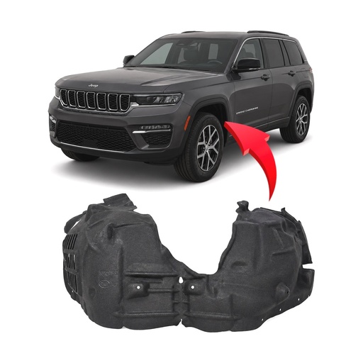[CH1248220] Front Left Driver Side Fender Liner for Jeep Grand Cherokee 2021-2023 CH1248220