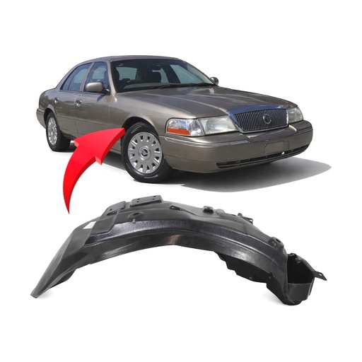 [FO1249122] Front Passenger Side Fender Liner for Ford Crown Victoria 2003-2011 FO1249122