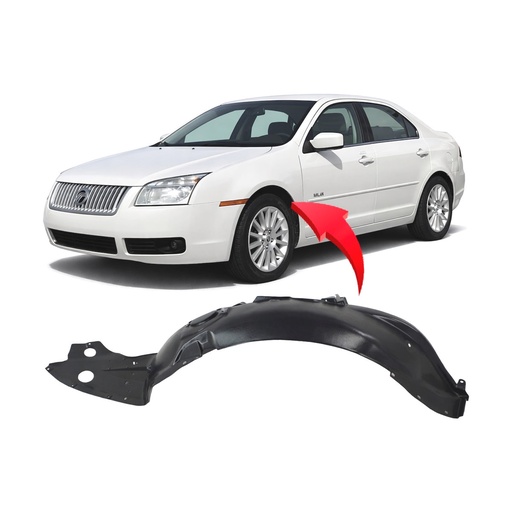 [FO1250136] Front Left Driver Side Fender Liner for Lincoln MKZ 2006-2012 FO1250136