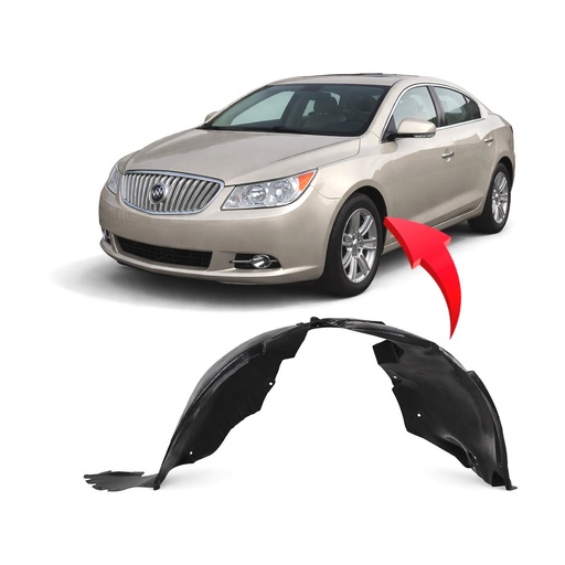 [GM1248227] Front Left Driver Side Fender Liner for Buick LaCrosse 2010-2013 GM1248227