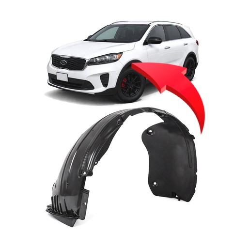 [KI1248160] Front Left Driver Side Fender Liner for Kia Sorento 2019-2020 KI1248160