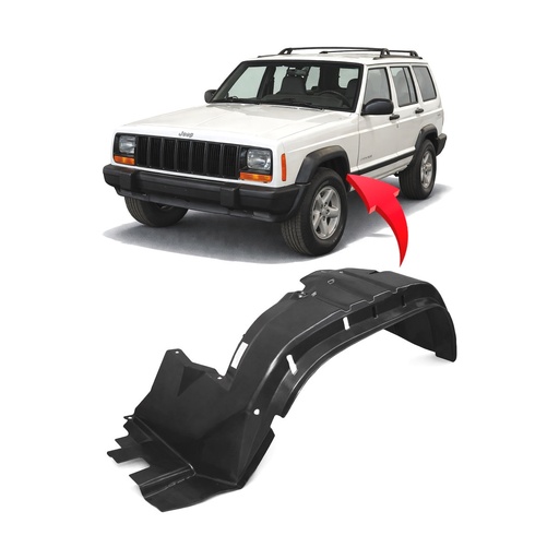 [CH1248105] Front Left Driver Side Fender Liner for Jeep Cherokee 1997-2001 CH1248105