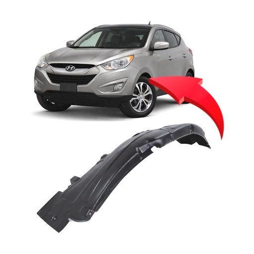 [HY1248121] Front Left Driver Side Fender Liner for Hyundai Tucson 2010-2013 HY1248121