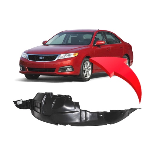 [KI1248116] Front Left Driver Side Fender Liner for Kia Magentis 2009-2010 KI1248116