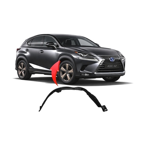 [LX1249139] Front Right Passenger Side Fender Liner for Lexus NX300 2018-2021 LX1249139