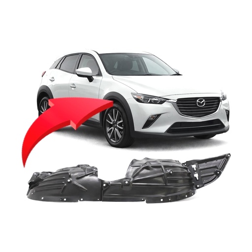[MA1249148] Front Right Passenger Side Fender Liner for Mazda CX-3 2016-2022 MA1249148