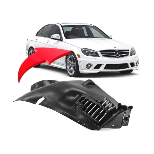 [MB1249147] Front Passenger Side Fender Liner for Mercedes-Benz C63 AMG 2008-2015 MB1249147