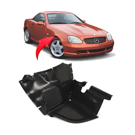 [MB1251108] Front Passenger Side Fender Liner for Mercedes-Benz SLK230 1998-1999 MB1251108