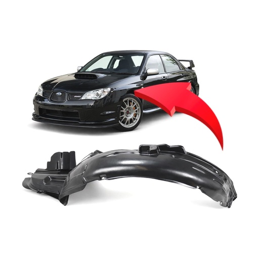 [SU1248115] Front Left Driver Side Fender Liner for Subaru Impreza 2006-2007 SU1248115