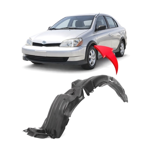 [TO1248115] Front Left Driver Side Fender Liner for Toyota Echo 2000-2005 TO1248115