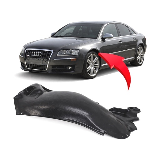 [AU1248118] Front Left Driver Side Fender Liner for Audi A8 Quattro 2004-2010 AU1248118