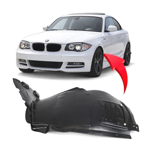 [BM1248106] Front Left Driver Side Fender Liner for BMW 128i 2008-2013 BM1248106