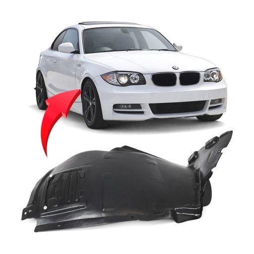 [BM1249106] Front Right Passenger Side Fender Liner for BMW 128i 2008-2013 BM1249106