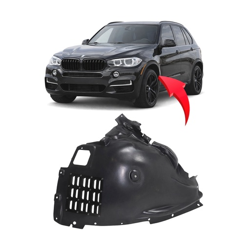 [BM1248152] Front Left Driver Side Fender Liner for BMW X5 2014-2018 BM1248152