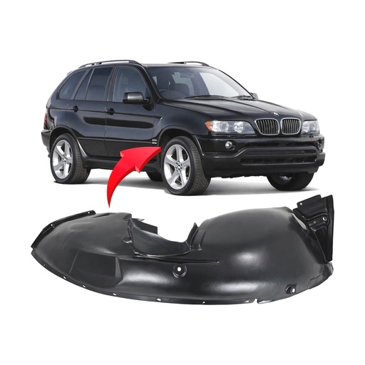 [BM1251113] Front Right Passenger Side Fender Liner for BMW X5 2000-2006 BM1251113
