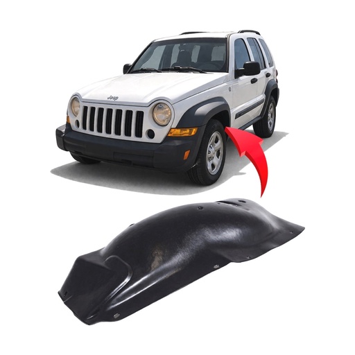 [CH1248128] Front Left Driver Side Fender Liner for Jeep Liberty 2005-2007 CH1248128