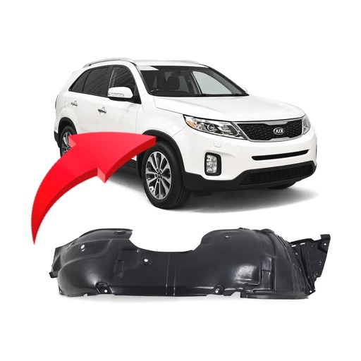 [KI1249139] Front Right Passenger Side Fender Liner for Kia Sorento 2014-2015 KI1249139