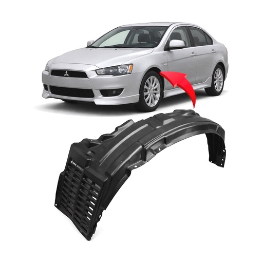 [MI1248131] Front Left Driver Side Fender Liner for Mitsubishi Lancer 2010-2015 MI1248131