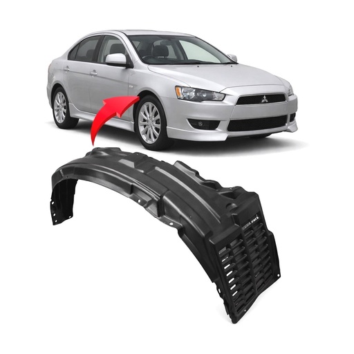 [MI1249131] Front Passenger Side Fender Liner for Mitsubishi Lancer 2010-2015 MI1249131