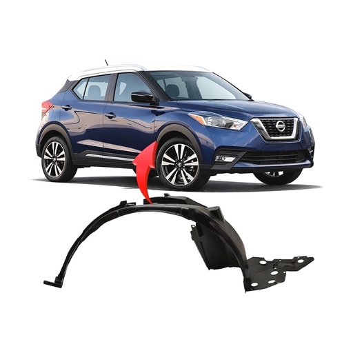 [NI1249174] Front Right Passenger Side Fender Liner for Nissan Kicks 2018-2020 NI1249174