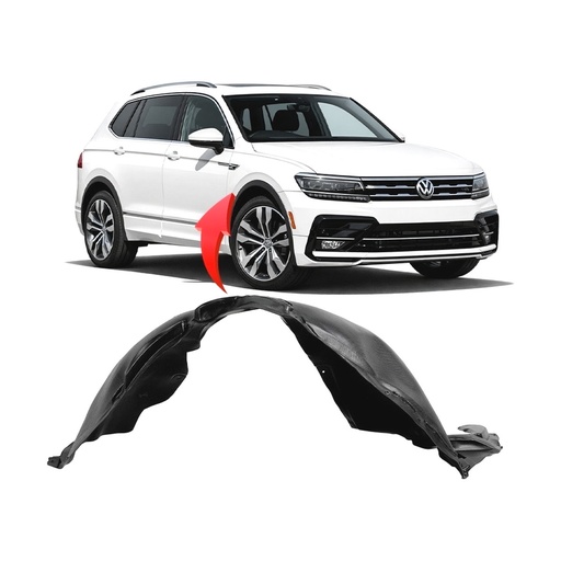 [VW1249147] Front Passenger Side Fender Liner for Volkswagen Tiguan 2019-2024 VW1249147