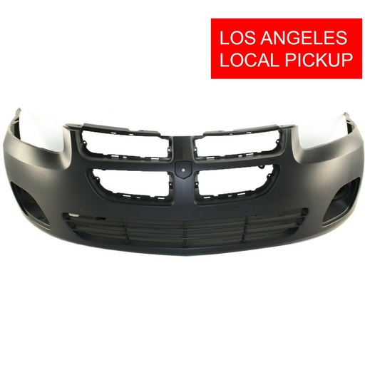 [CH1000406] Front Bumper Cover For 2004-2005 Dodge Stratus Sedan w/ fog lamp holes R/T SXT