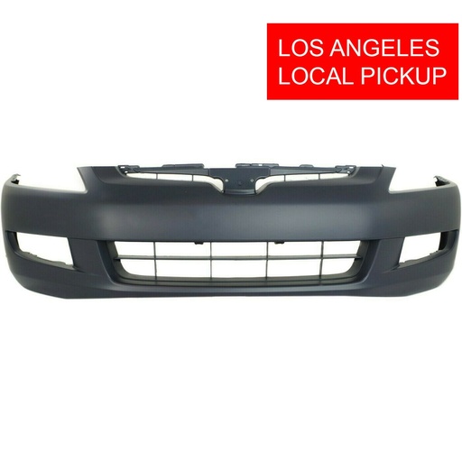 [HO1000212] Front Bumper Cover For 2003-2005 Honda Accord Coupe EX w Fog Light holes