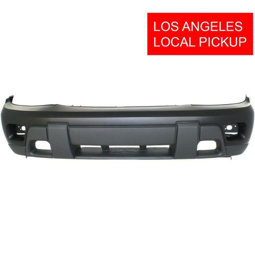 [GM1000639] Front Bumper Cover For 2002-2007 Chevy Chevrolet Trailblazer w/ fog light holes