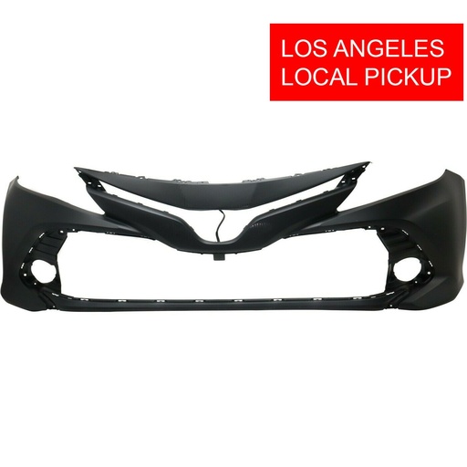 [TO1000438] Primed Front Bumper Cover Fascia for 2018-2020 Toyota Camry Hybrid L LE XLE