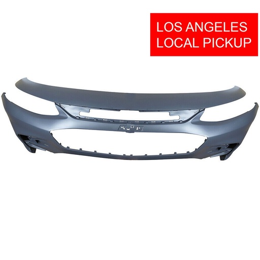 [GM1000999] Primed Front Bumper Cover for 2016 2017 2018 Chevrolet Malibu Chevy W/ Park 