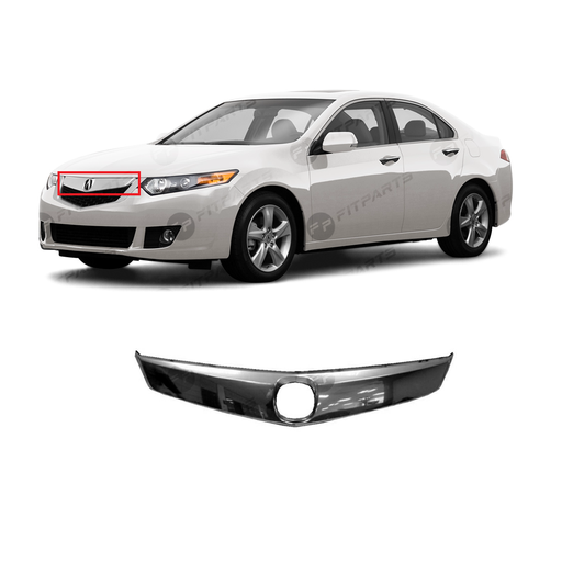 [AC1217101] Upper Satin Chrome Moulding for 2009-2010 Acura TSX 2.4L 3.5L 09-10 71122TL2A00