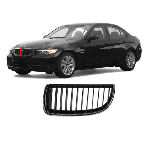 [BM1200168] Left Driver Side Grille for BMW 2005-2011 3 SRS E90 E91 E92 E93 51137120007