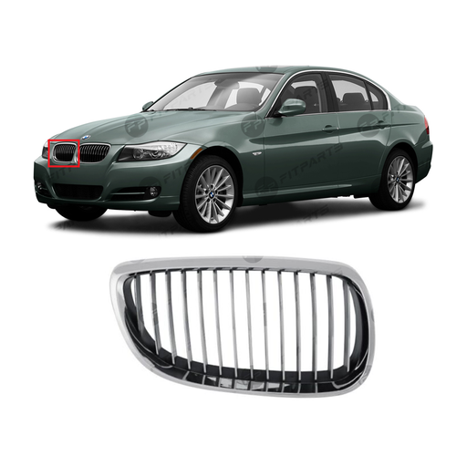 [BM1200185] Right Passenger Side Grille for BMW 2007-2010 3 SRS 51137157278 BM1200185