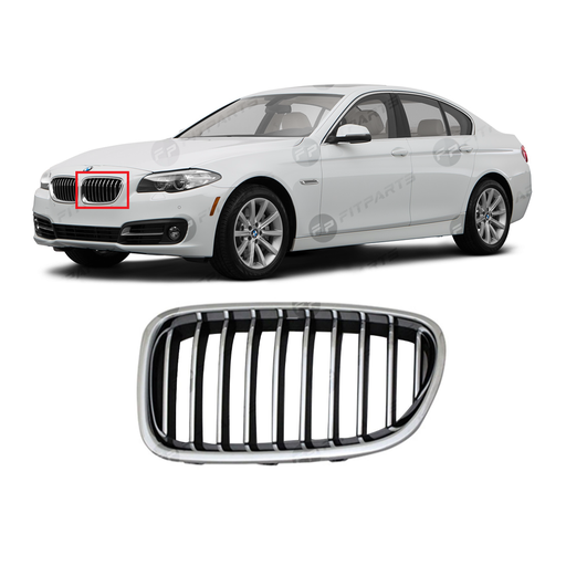 [BM1200246] Left Driver Side Grille for BMW 2014-2016 5 Series 51137412323 BM1200246
