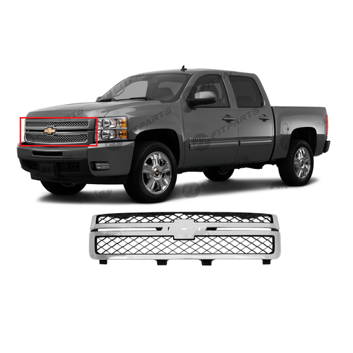 [GM1200639] Grille for Chevrolet Silverado 2500 3500 2011-2014 20966058 GM1200639