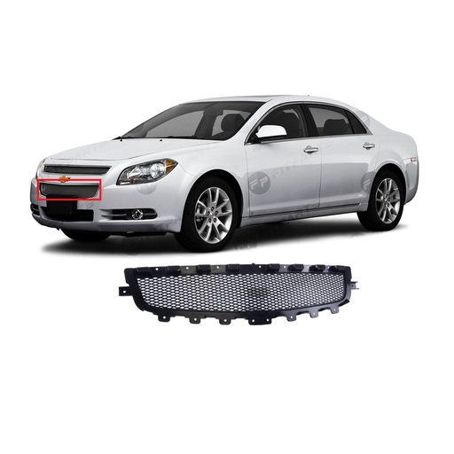 [GM1200600] Grille Mat Black for Chevy Chevrolet Malibu 2008-2012 25784042 GM1200600