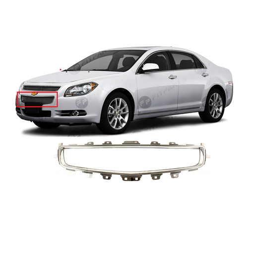 [GM1210115] Grille Molding Chrome for Chevy Chevrolet Malibu 2008-2012 25784043 GM1210115