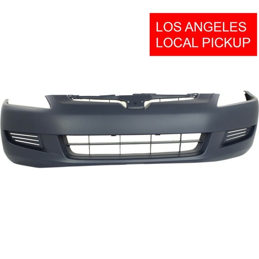 [HO1000211] Primed Front Bumper Cover Fascia for 2003-2005 Honda Accord Coupe EX LX SE