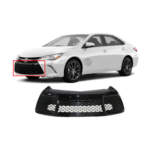 [TO1036156] Front Bumper Grille Silver Gray for Toyota Camry 2015-2017 Sport 5311206280