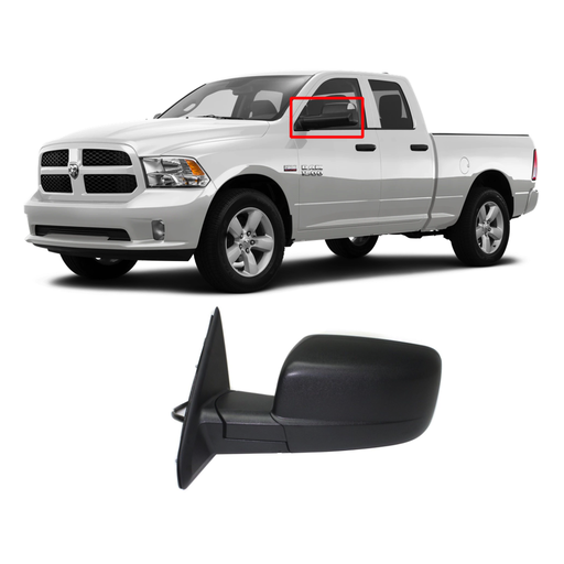 [CH1320354] Left Driver Side Door Mirror Heated Foldaway for Dodge RAM 2013-2017 CH1320354