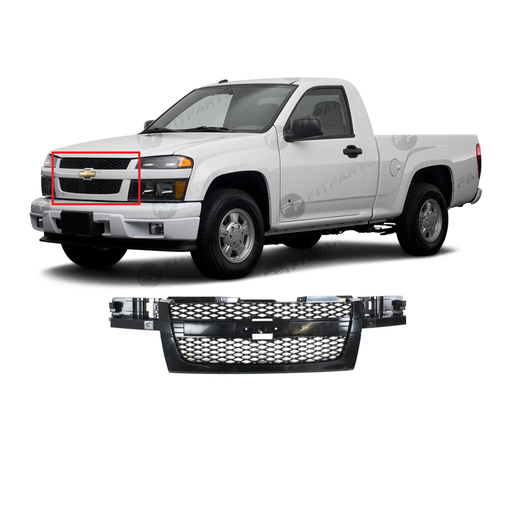 [GM1200560] Grille Dark Gray w/o Frame for Chevrolet Colorado 2004-2009 GM1200560 12335790