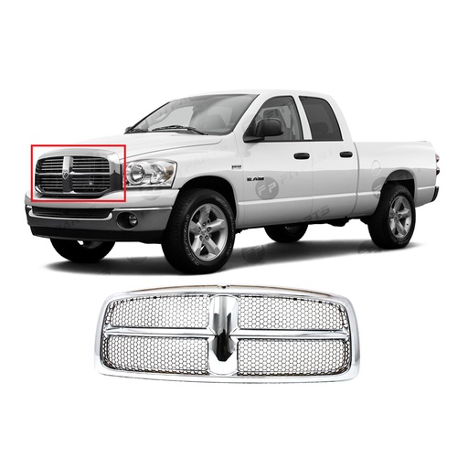 [CH1200248] Grille Chrome Honeycomb Mesh for Dodge Ram 2002-2005 CH1200248 5GR97CSTM