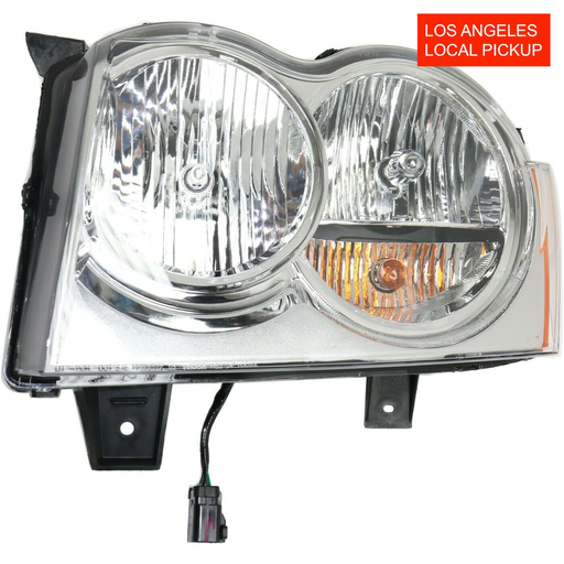 [CH2502160] Left Driver Side HeadLight for Jeep Grand Cherokee 2005-2007 CH2502160 55156350