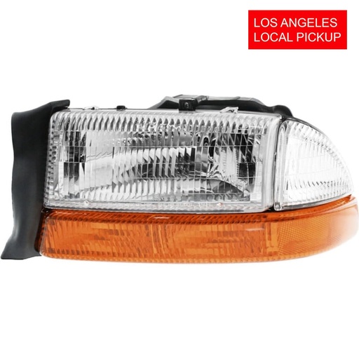 [CH2502122] Driver Side HeadLight for Dodge Dacota Durango 1998-2004 CH2502122 55055110AF/AH